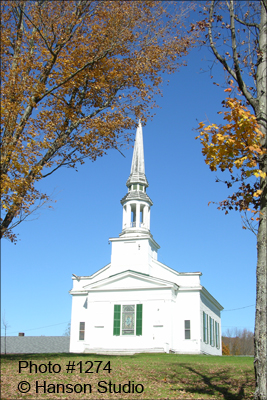 Lunenburg, VT - Church - Fall